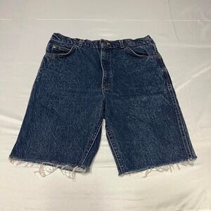 Vintage Lee denim cut off jorts Jean shorts size 30 made in USA